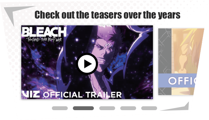 Video teaser thumbnail for the manga BLEACH.