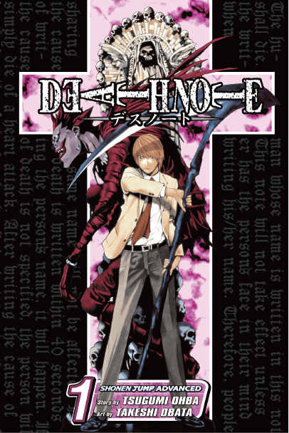 Cover of the manga series Death Note with a 50% off promotion.