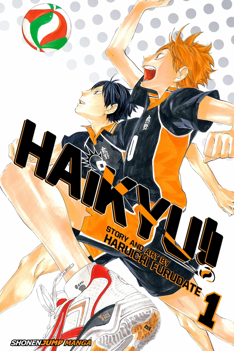 Cover of the manga series HAIKYU!!