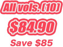 All 10 volumes of JoJo's Bizarre Adventure Part 3 for $84.90, a saving of $85.